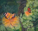 Kamehameha Butterflies with Orange Ohia